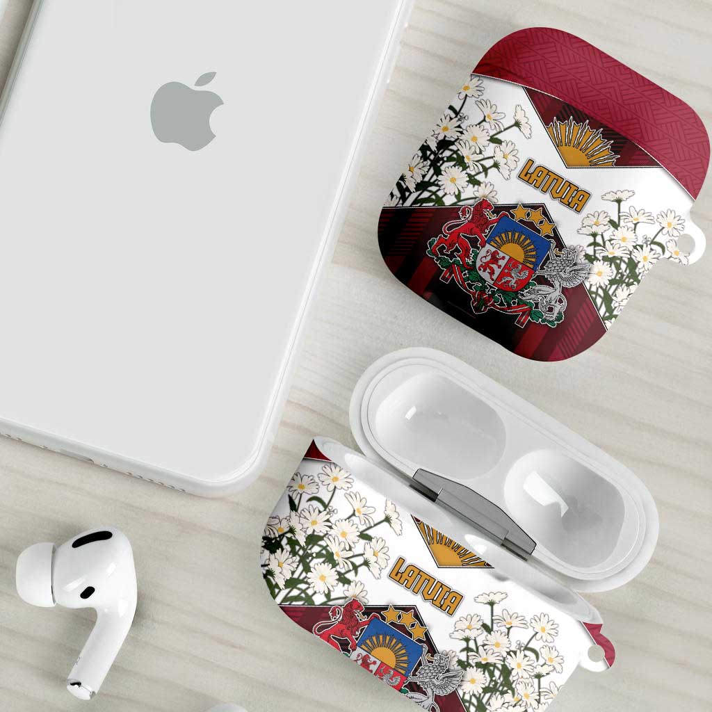 Latvia AirPods Case Symbol With Latvians Patterns - Wonder Print Shop