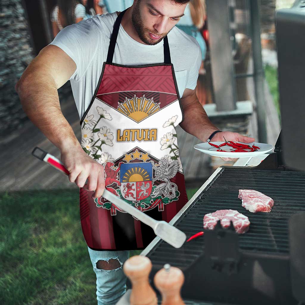 Latvia Apron Symbol With Latvians Patterns - Wonder Print Shop