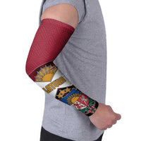 Latvia Arm Sleeves Symbol With Latvians Patterns - Wonder Print Shop