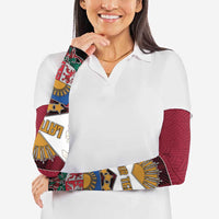 Latvia Arm Sleeves Symbol With Latvians Patterns - Wonder Print Shop