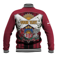 Personalized Latvia Baseball Jacket Symbol With Latvians Patterns - Wonder Print Shop