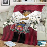 Latvia Blanket Symbol With Latvians Patterns - Wonder Print Shop