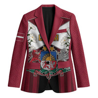 Personalized Latvia Blazer Symbol With Latvians Patterns - Wonder Print Shop