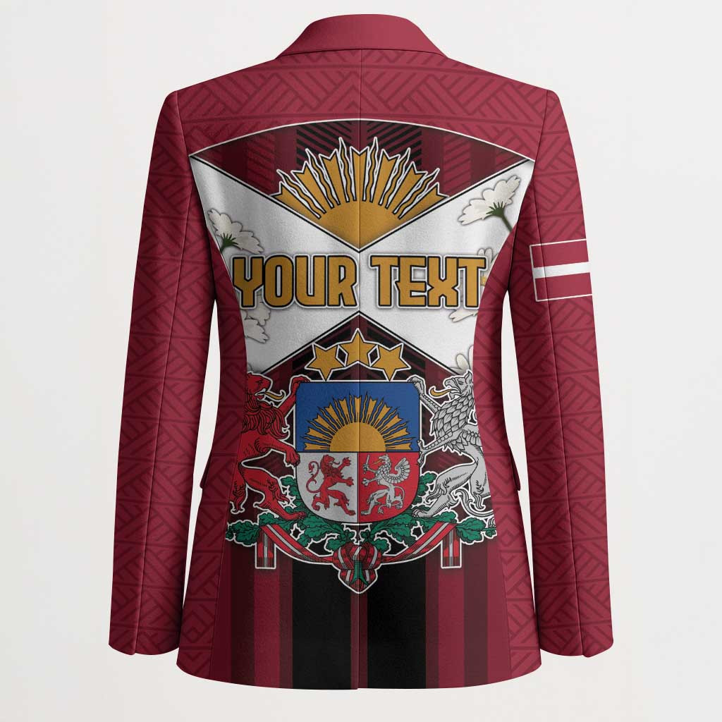 Personalized Latvia Blazer Symbol With Latvians Patterns - Wonder Print Shop