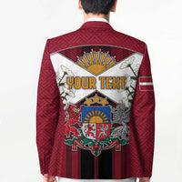 Personalized Latvia Blazer Symbol With Latvians Patterns - Wonder Print Shop