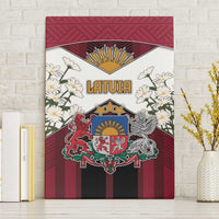 Latvia Canvas Wall Art Symbol With Latvians Patterns - Wonder Print Shop