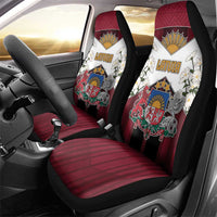 Latvia Car Seat Cover Symbol With Latvians Patterns - Wonder Print Shop