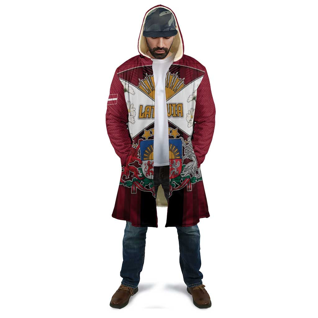 Personalized Latvia Cloak Symbol With Latvians Patterns - Wonder Print Shop