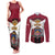 Personalized Latvia Couples Matching Tank Maxi Dress and Long Sleeve Button Shirt Symbol With Latvians Patterns - Wonder Print Shop