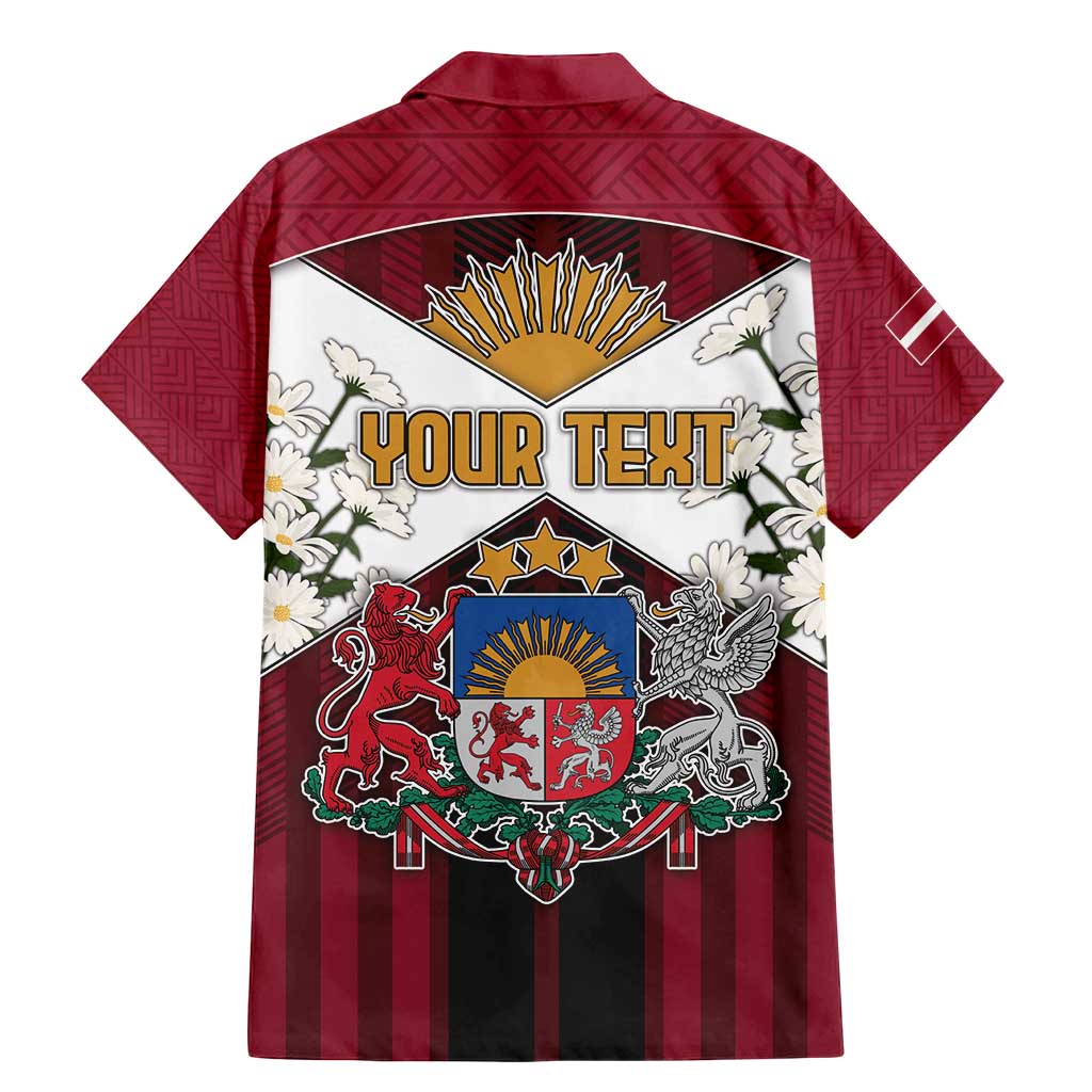 Personalized Latvia Family Matching Mermaid Dress and Hawaiian Shirt Symbol With Latvians Patterns - Wonder Print Shop