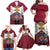Personalized Latvia Family Matching Off Shoulder Maxi Dress and Hawaiian Shirt Symbol With Latvians Patterns - Wonder Print Shop
