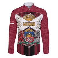 Personalized Latvia Family Matching Short Sleeve Bodycon Dress and Hawaiian Shirt Symbol With Latvians Patterns - Wonder Print Shop