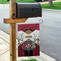 Latvia Garden Flag Symbol With Latvians Patterns - Wonder Print Shop