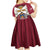 Personalized Latvia Kid Short Sleeve Dress Symbol With Latvians Patterns - Wonder Print Shop
