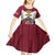 Personalized Latvia Kid Short Sleeve Dress Symbol With Latvians Patterns - Wonder Print Shop