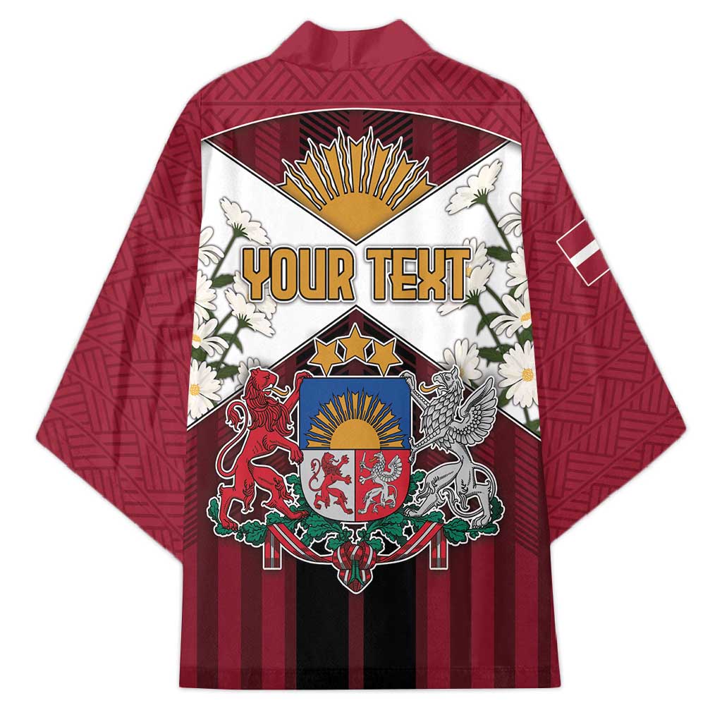 Personalized Latvia Kimono Symbol With Latvians Patterns - Wonder Print Shop