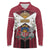 Personalized Latvia Long Sleeve Polo Shirt Symbol With Latvians Patterns - Wonder Print Shop