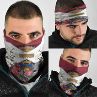 Latvia Neck Gaiter Symbol With Latvians Patterns - Wonder Print Shop