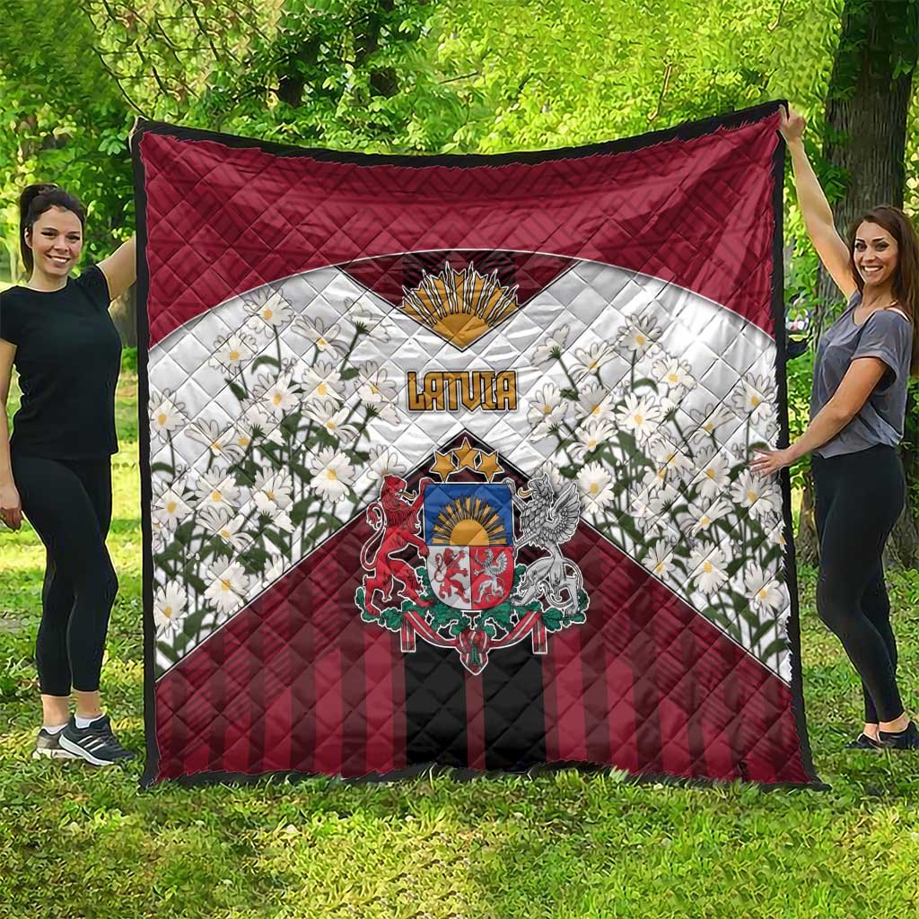 Latvia Quilt Symbol With Latvians Patterns - Wonder Print Shop
