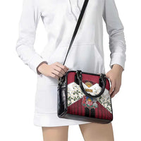 Latvia Shoulder Handbag Symbol With Latvians Patterns - Wonder Print Shop