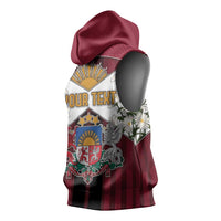 Personalized Latvia Sleeveless Hoodie Symbol With Latvians Patterns - Wonder Print Shop