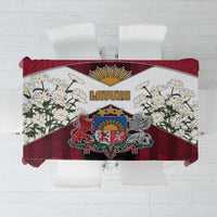 Latvia Tablecloth Symbol With Latvians Patterns - Wonder Print Shop