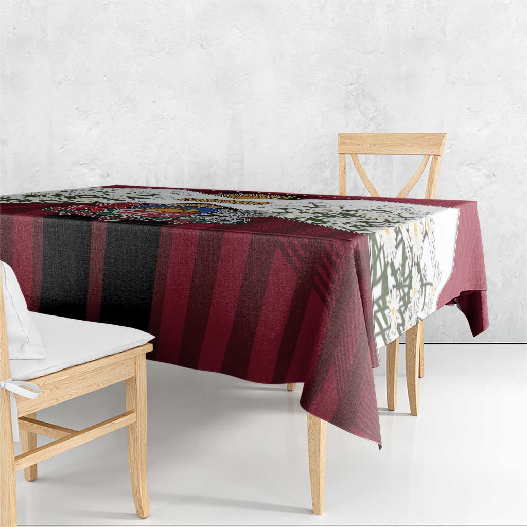 Latvia Tablecloth Symbol With Latvians Patterns - Wonder Print Shop