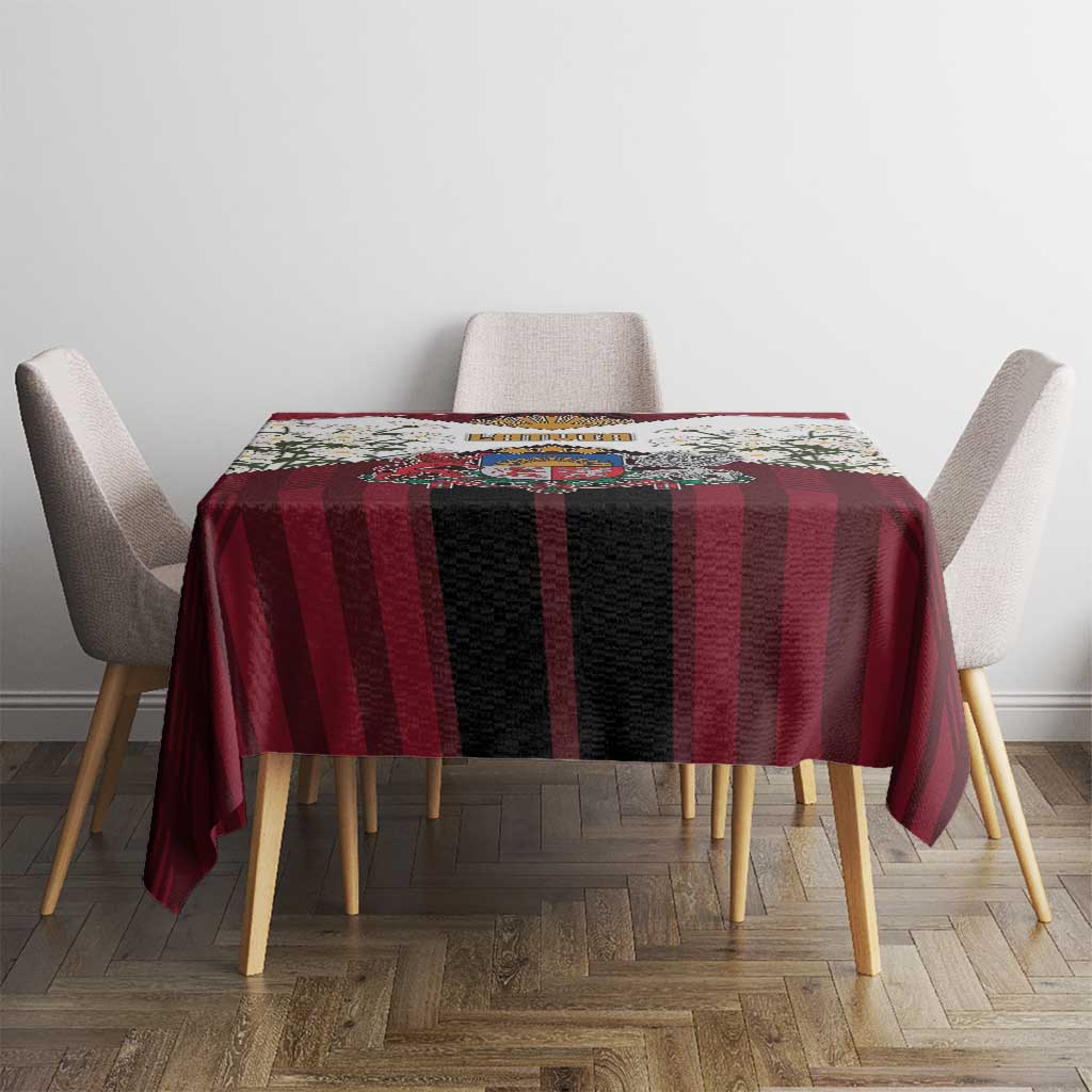Latvia Tablecloth Symbol With Latvians Patterns - Wonder Print Shop