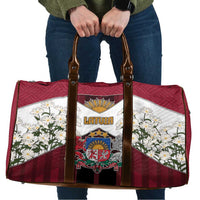 Latvia Travel Bag Symbol With Latvians Patterns - Wonder Print Shop