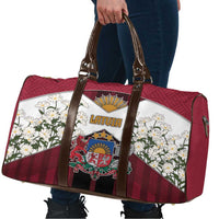 Latvia Travel Bag Symbol With Latvians Patterns - Wonder Print Shop