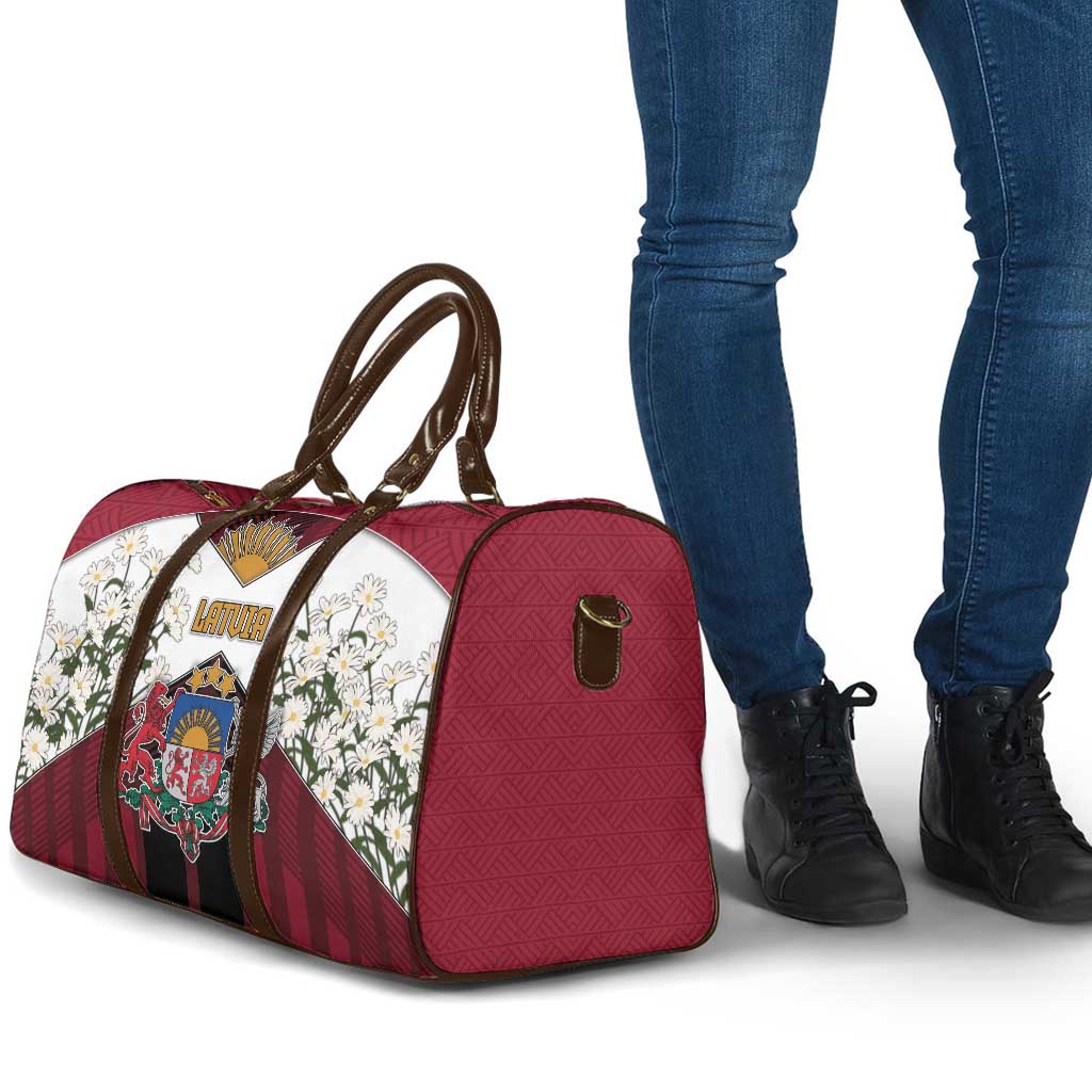 Latvia Travel Bag Symbol With Latvians Patterns - Wonder Print Shop