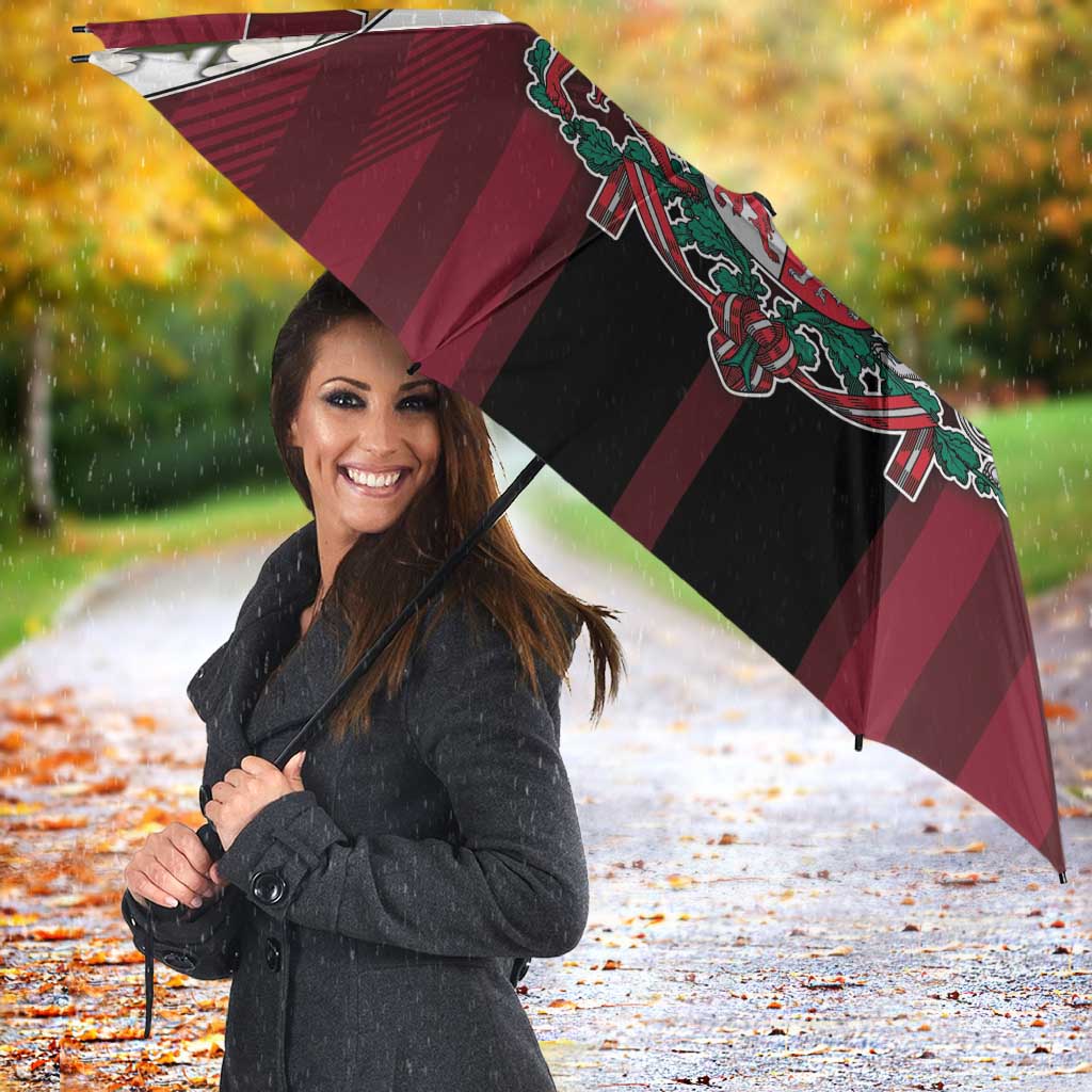 Latvia Umbrella Symbol With Latvians Patterns - Wonder Print Shop