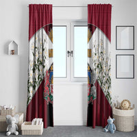 Latvia Window Curtain Symbol With Latvians Patterns - Wonder Print Shop