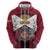 Personalized Latvia Zip Hoodie Symbol With Latvians Patterns - Wonder Print Shop