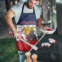 France Christmas Apron Pere Noel And Pere Fouettard - Wonder Print Shop