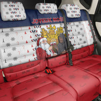 France Christmas Back Car Seat Cover Pere Noel And Pere Fouettard - Wonder Print Shop