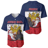 France Christmas Baseball Jersey Pere Noel And Pere Fouettard - Wonder Print Shop