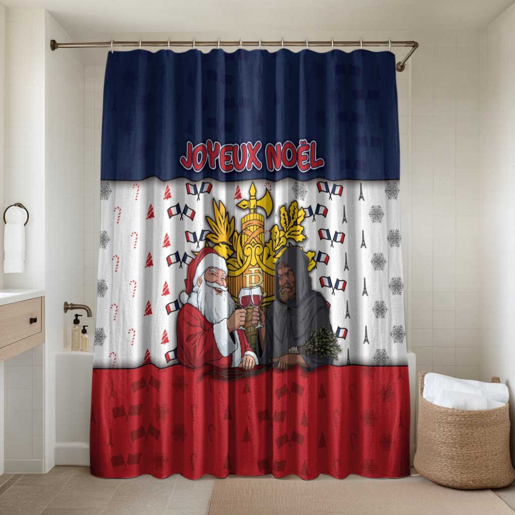 France Christmas Bathroom Set Pere Noel And Pere Fouettard - Wonder Print Shop