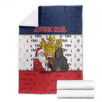 France Christmas Blanket Pere Noel And Pere Fouettard - Wonder Print Shop