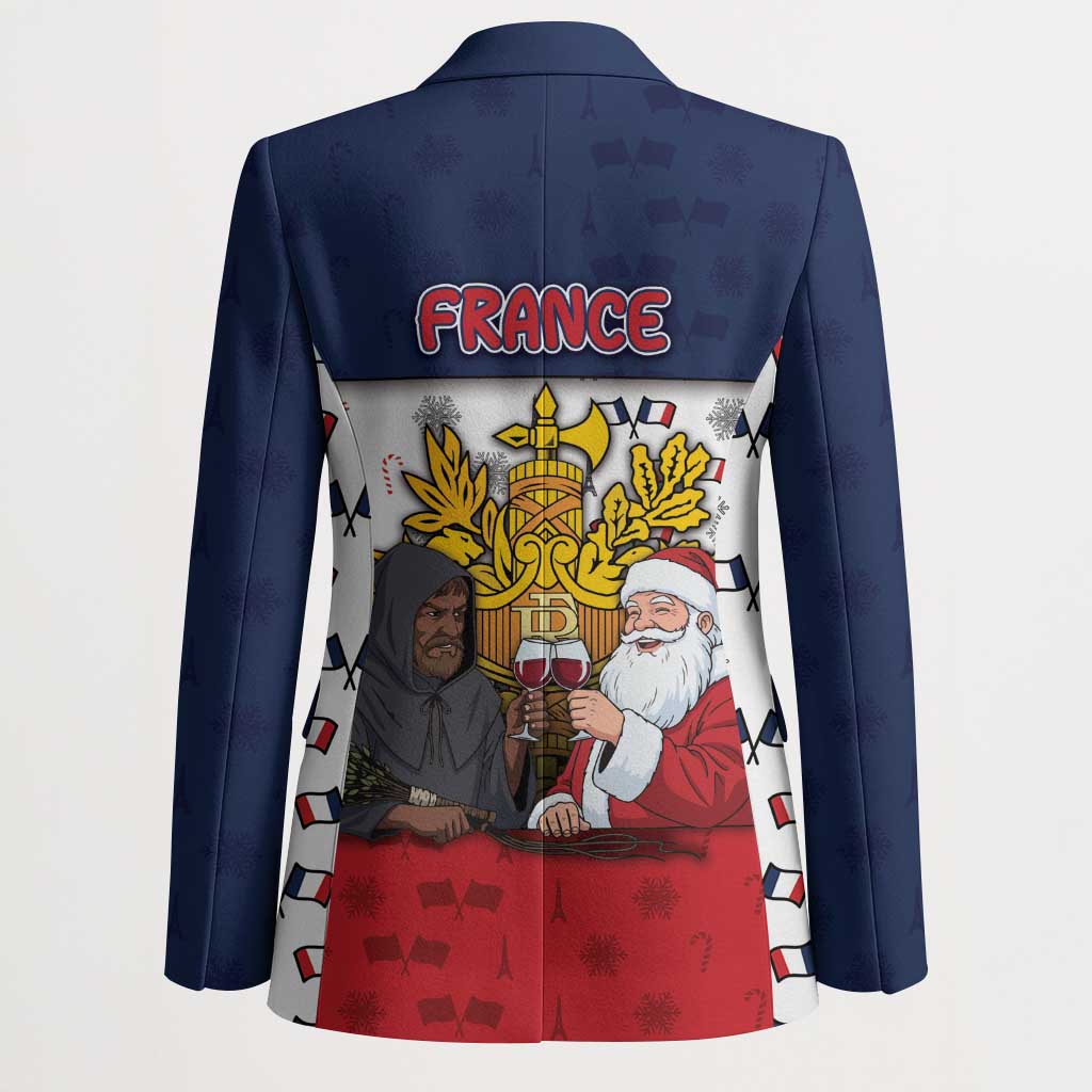 France Christmas Blazer Pere Noel And Pere Fouettard - Wonder Print Shop