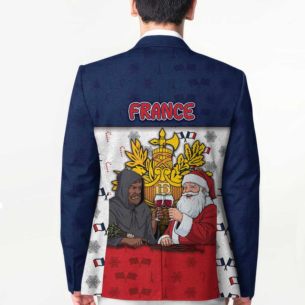 France Christmas Blazer Pere Noel And Pere Fouettard - Wonder Print Shop