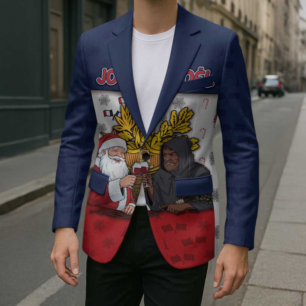 France Christmas Blazer Pere Noel And Pere Fouettard - Wonder Print Shop