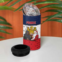 France Christmas 4 in 1 Can Cooler Tumbler Pere Noel And Pere Fouettard - Wonder Print Shop
