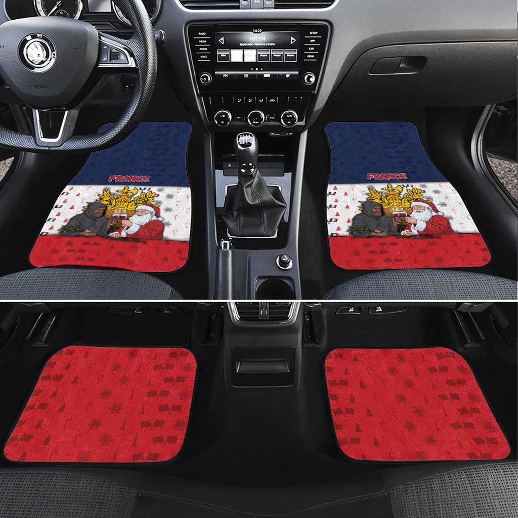 France Christmas Car Mats Pere Noel And Pere Fouettard - Wonder Print Shop