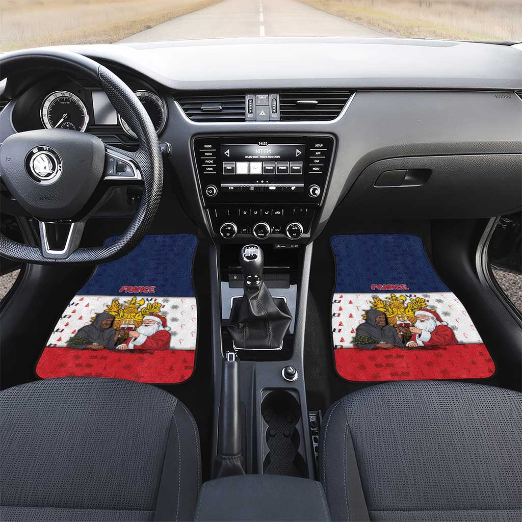 France Christmas Car Mats Pere Noel And Pere Fouettard - Wonder Print Shop