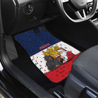France Christmas Car Mats Pere Noel And Pere Fouettard - Wonder Print Shop