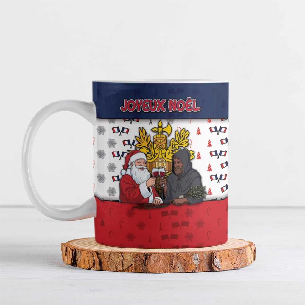 France Christmas Ceramic Mug Pere Noel And Pere Fouettard - Wonder Print Shop