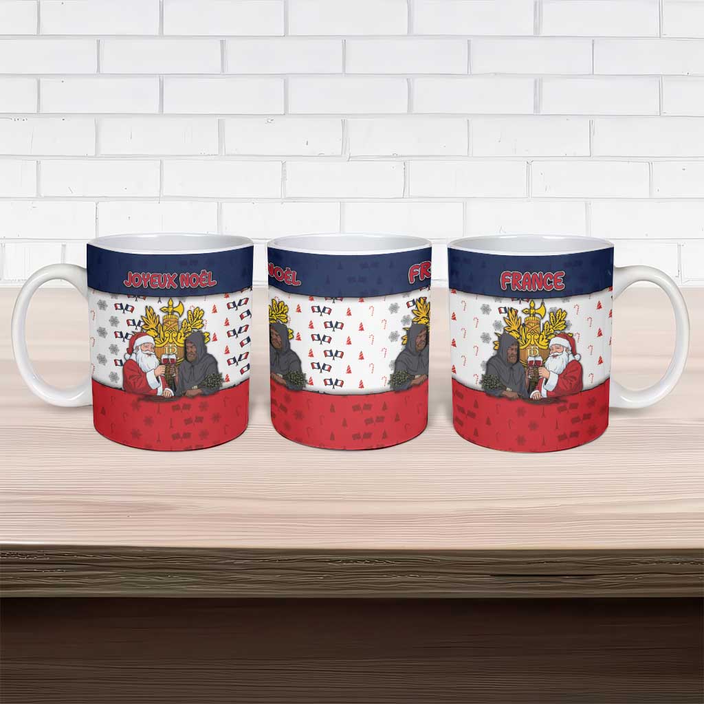 France Christmas Ceramic Mug Pere Noel And Pere Fouettard - Wonder Print Shop