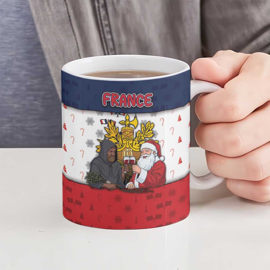 France Christmas Ceramic Mug Pere Noel And Pere Fouettard - Wonder Print Shop