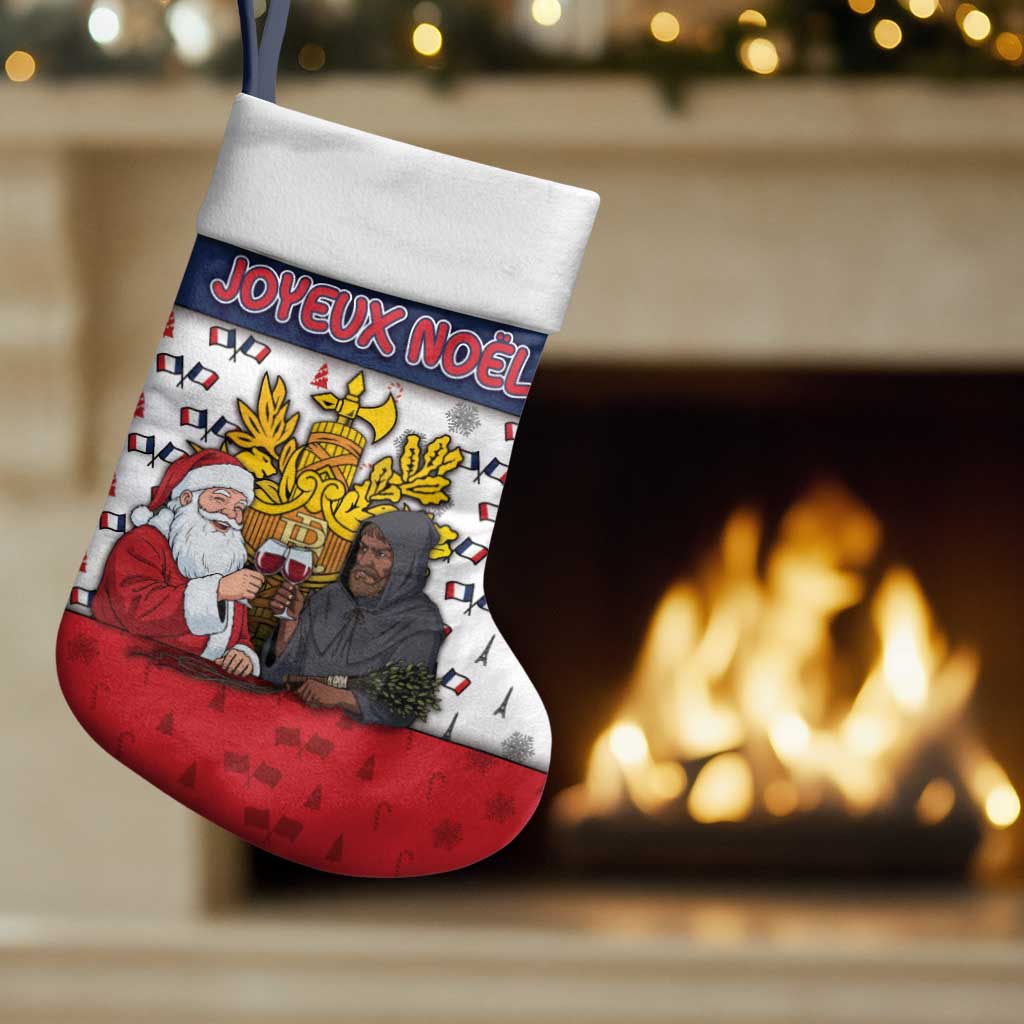 France Christmas Stocking Pere Noel And Pere Fouettard - Wonder Print Shop